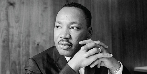 Dr. Martin Luther King, Jr. in 1963 from the National Archives. 
