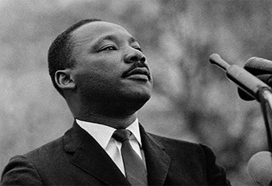 Photo of Dr. Martin Luther King, Jr by Flip Schulke/ Corbis via Getty Images