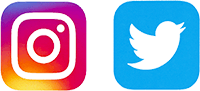 Instagram and Twitter Logos